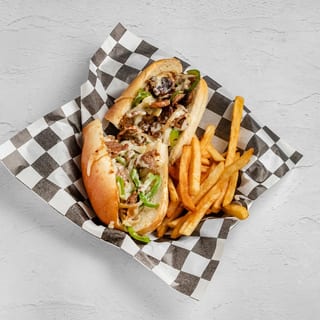 Philly Cheese Steak (With Fries)